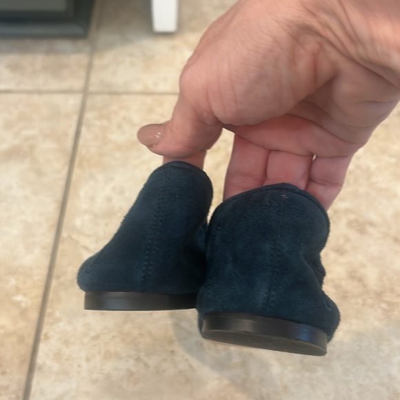 Sam Edelman Green Blue Suede Leather Ballet Flats EUC 9 - Picture 5 of 6